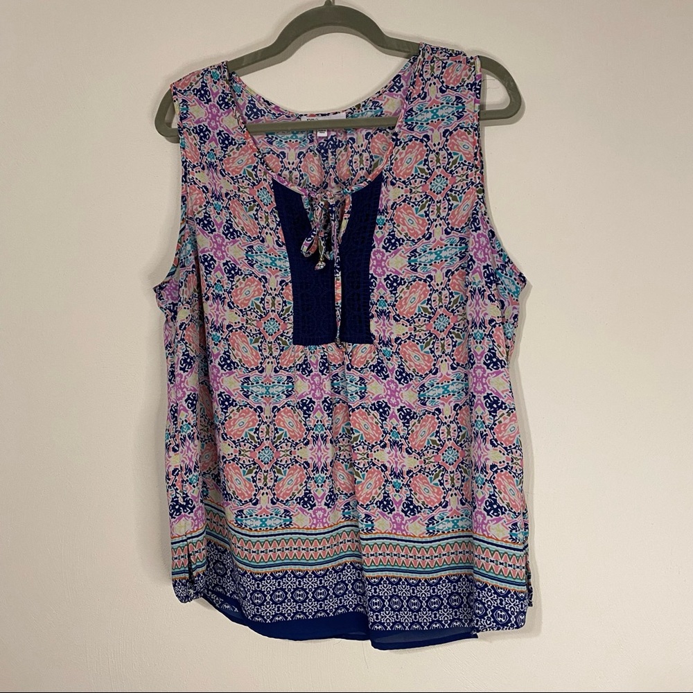 Daniel Rainn Sleeveless Summer Top (XL)